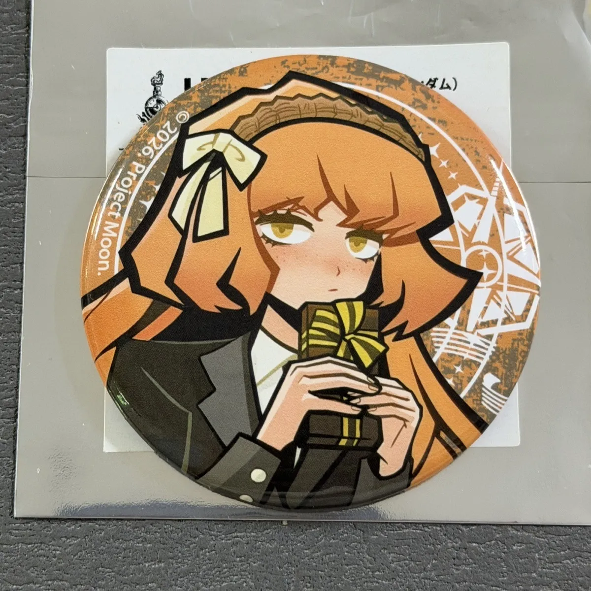 Limbus Company Ishmael Cosplay Anime figure tinplate badge brooch Acrylic Standing sign set ornament Accessories Halloween gift view 3