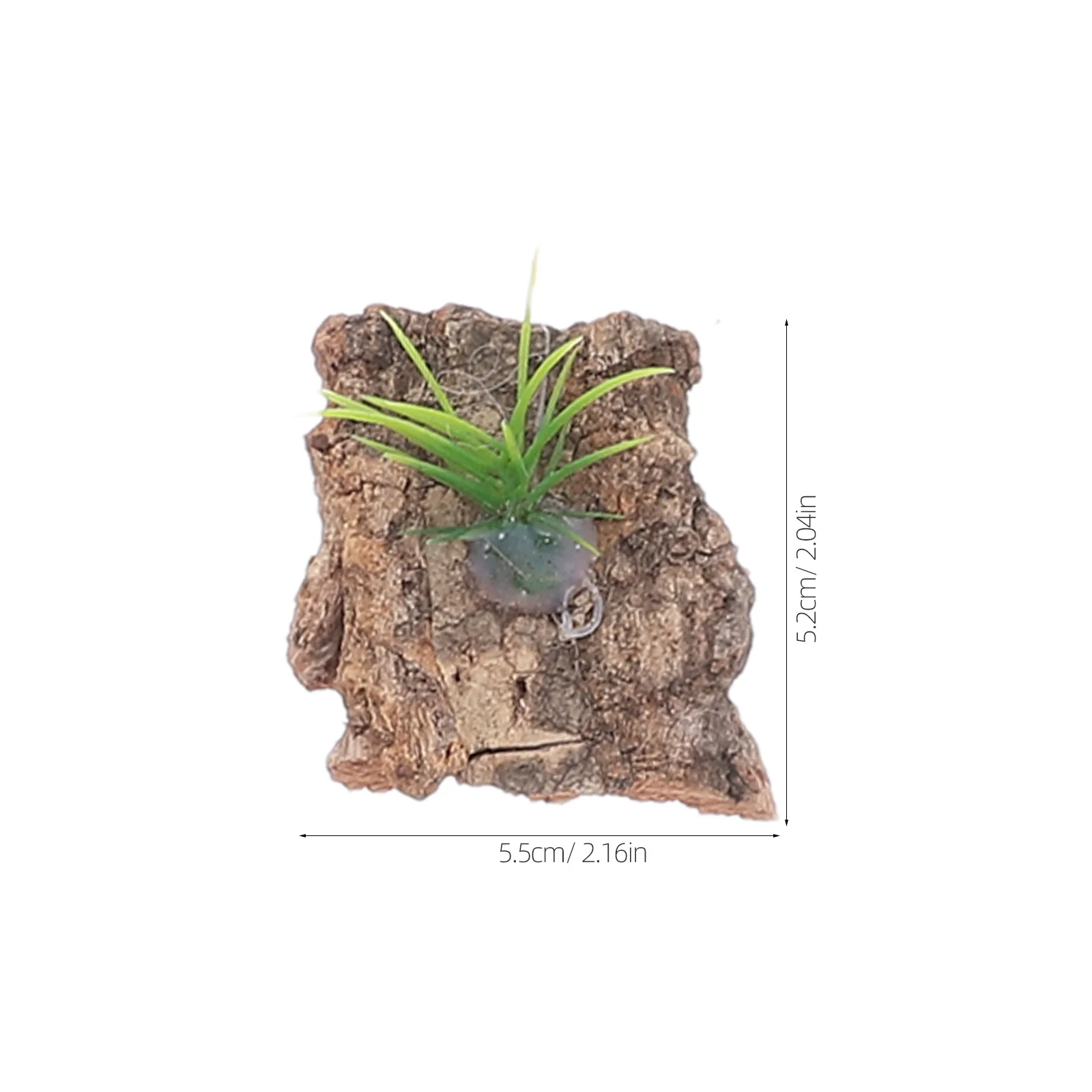 20 piezas tanque de reptiles corteza de corcho fondo de corteza de árbol Natural Terrario ocultar suministros de decoración de acuario fondo de terrario