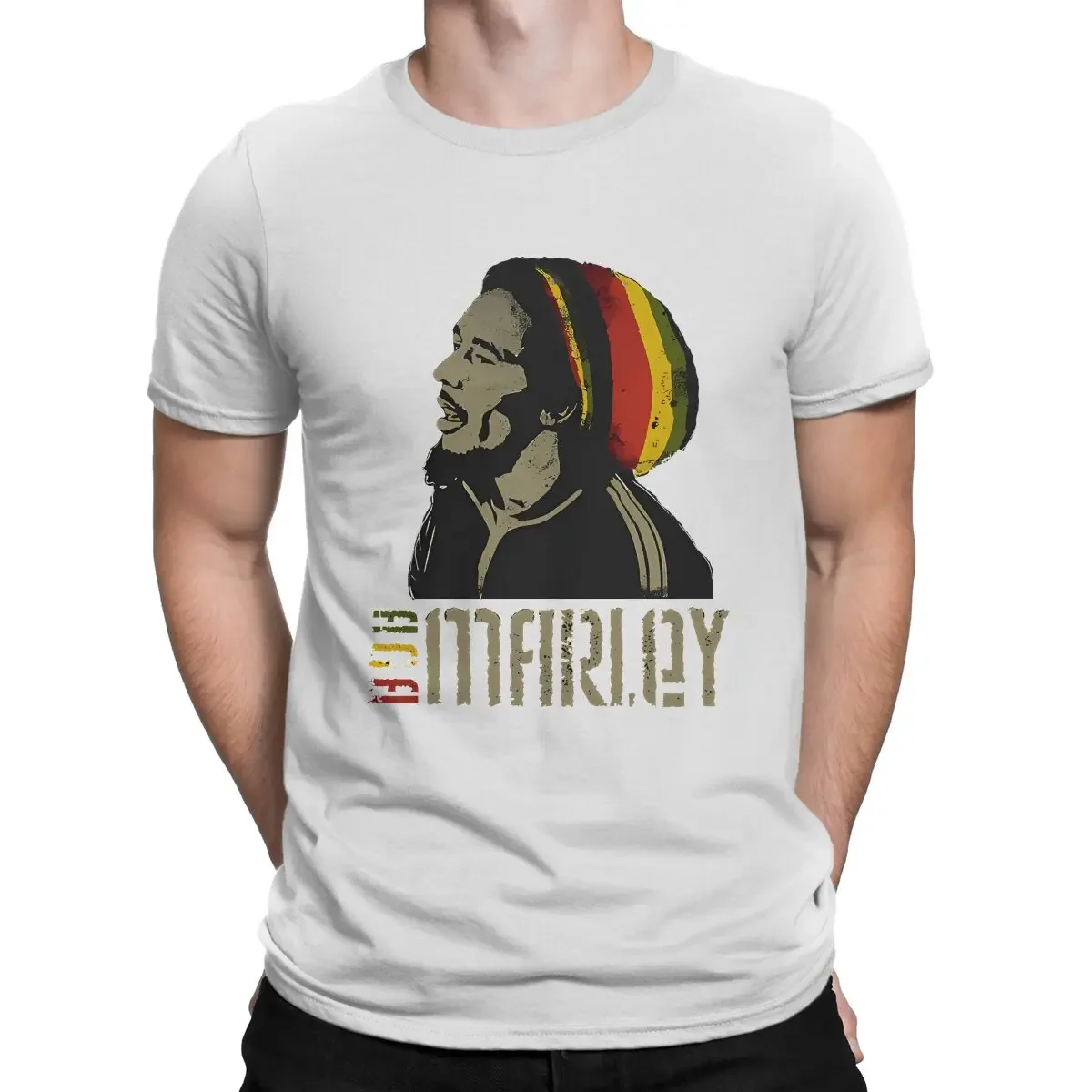 Rasta One Love Unique TShirt B-Bob Marley Music Casual T Shirt Newest Stuff For Men Women