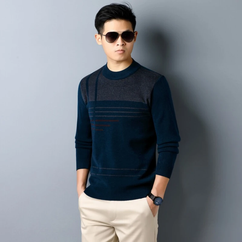 

2025 Autumn and Winter Men's Warm Top Sweaters