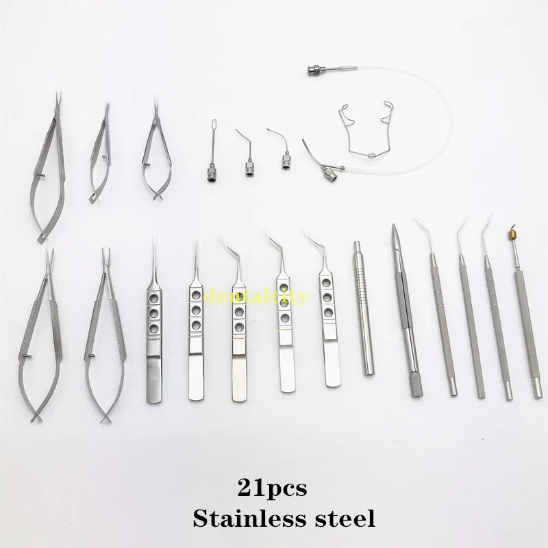 Ophthalmic Cataract Eye Micro Surgery Surgical Instruments or with case box or only a box