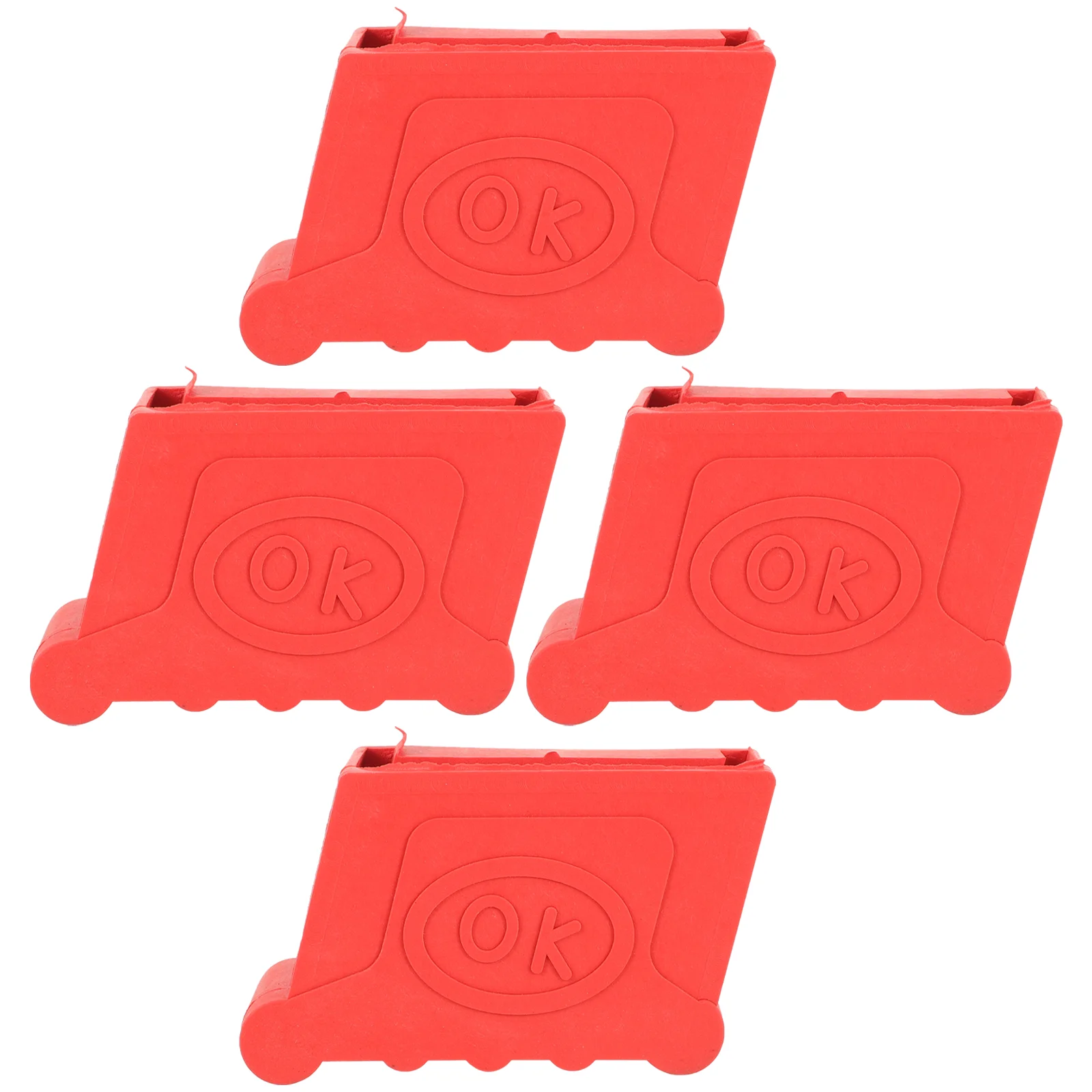 

4 Pcs Nonslip Ladder Feet Rubber Cover Thicken Safety Accessories Covers Replacement Foot Caps Parts