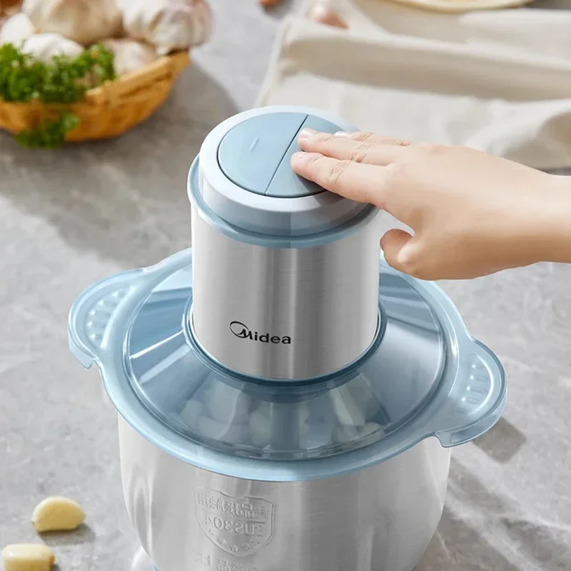 Large Capacity Meat Grinder Household Automatic Multi-function Cooking Machine Stainless Steel High Power Electric Mixer