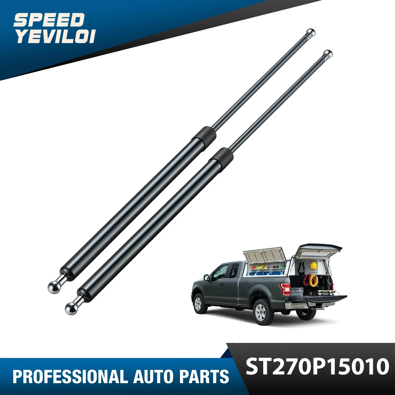 

Газовые упоры OE ST270P15010, 2 шт., 27 дюймов, до 150 фунтов, для кемпера, двери подвала автодома, люка лодки