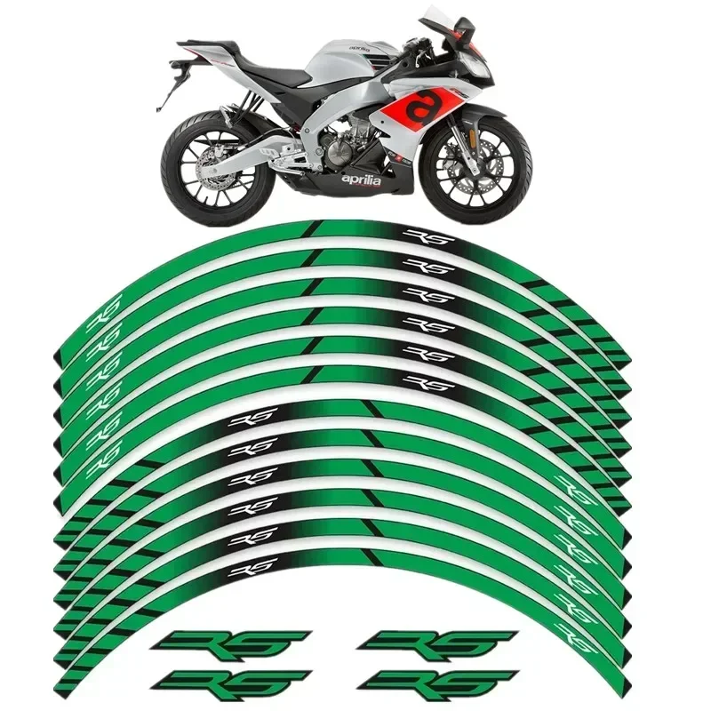 For APRILIA RS 125 50 250 RS125 RS50 RS250 Motorcycle Motor Parts Contour Wheel Decoration Decal Sticker - 1