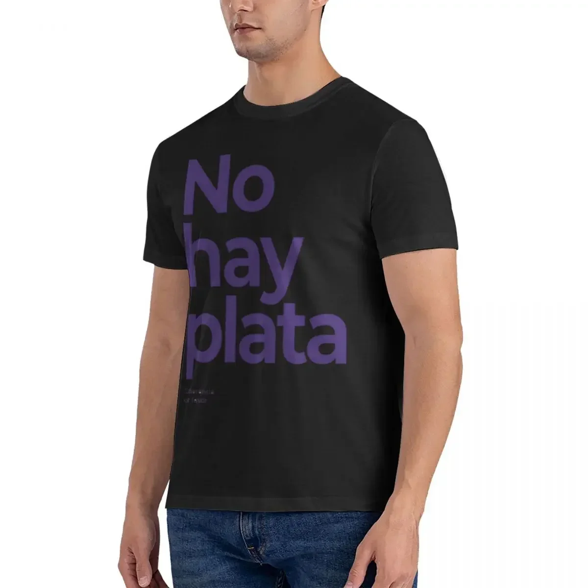 Men's T-Shirts No Hay Plata Coherencia Por Favor Libertarismo Vintage Cotton Tees Short Sleeve Javier Milei T Shirt