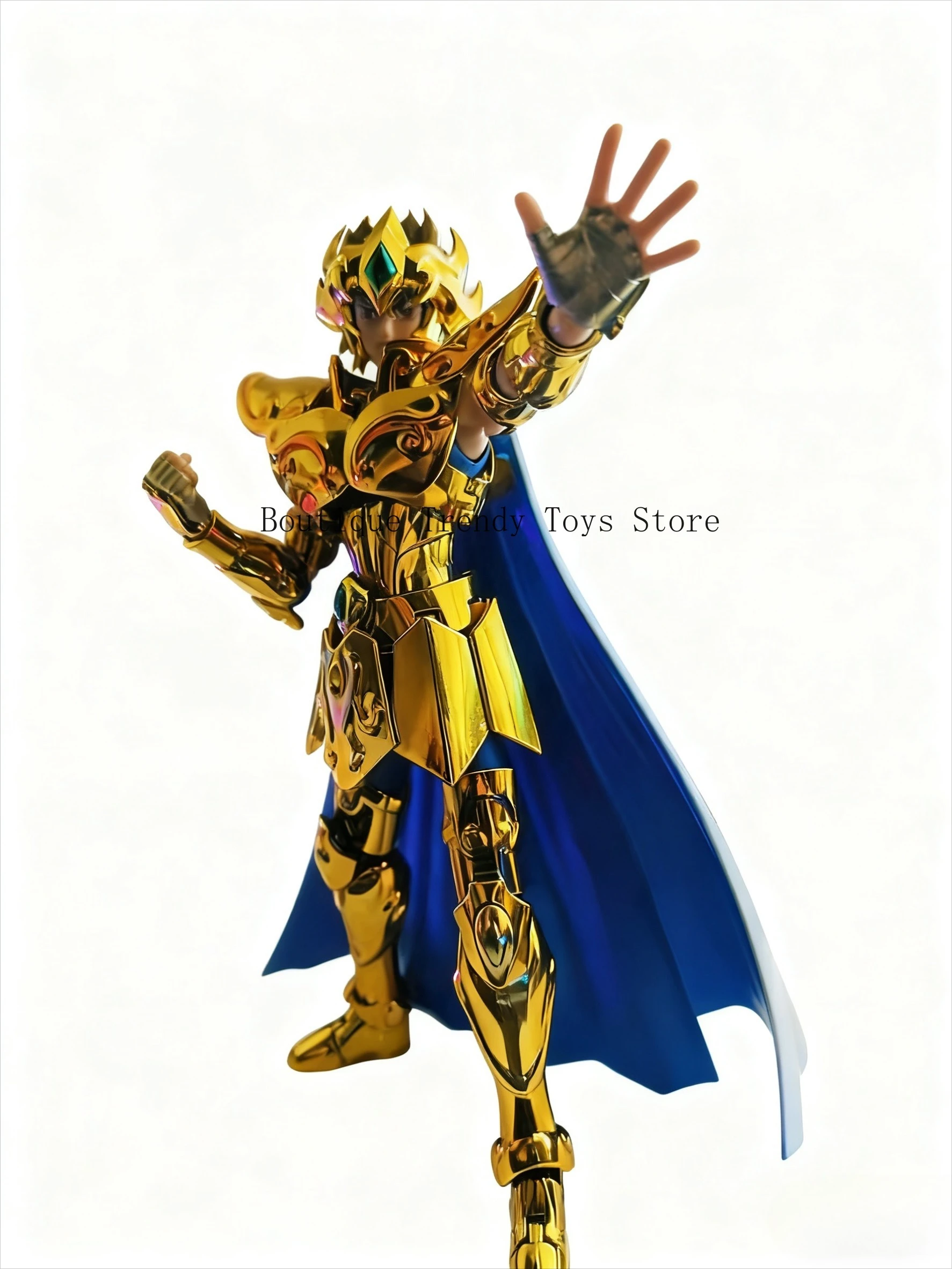 【在庫あり】CSモデル 聖闘士星矢 ミスティッククロス EX レオ/ライオン アイオリア 24K フェニックス一輝頭部付き ゴールド ゾディアックナイト アクションフィギュア