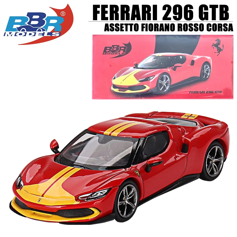 

BBR 1/64 Ferrari 296 GTB Assetto Fiorano Rosso Corsa Alloy Toy Motor Vehicle Diecast Metal Model Gifts