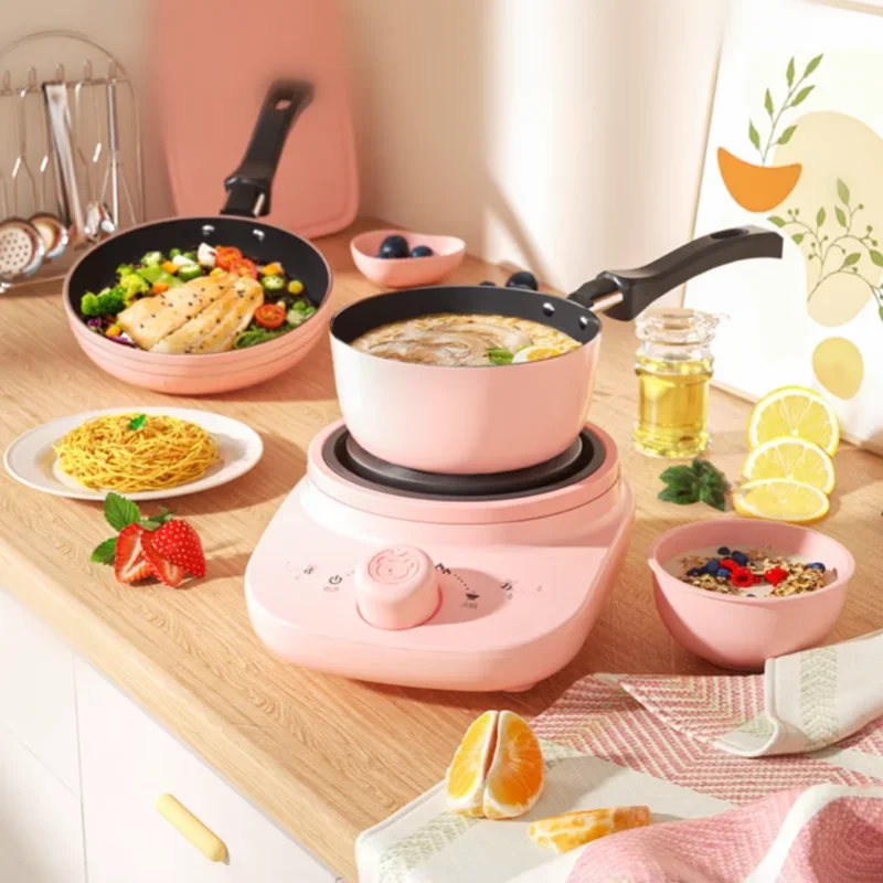 18/24/48Pcs Mini Kitchen Set to Make Real Food Cooking Electric Furnace Stainless Steel Supplies Play House Toys for Kids Gifts