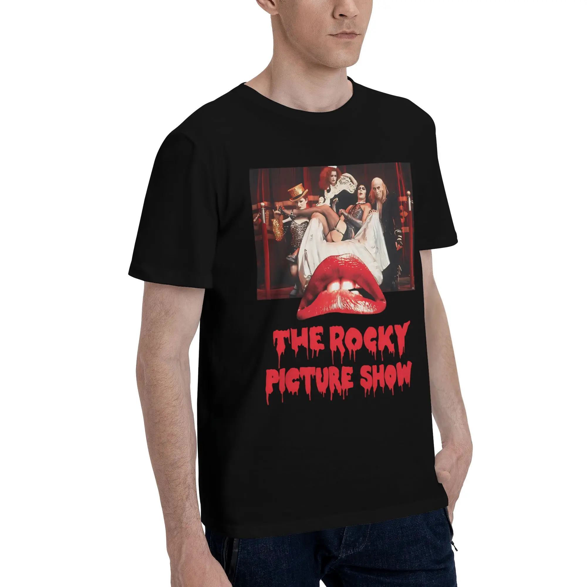 Rocky Horror Picture Show Thrills and Chills  Novelty 100% Cotton T-Shirt The Rocky Horror Picture Show Tops Tees For Men