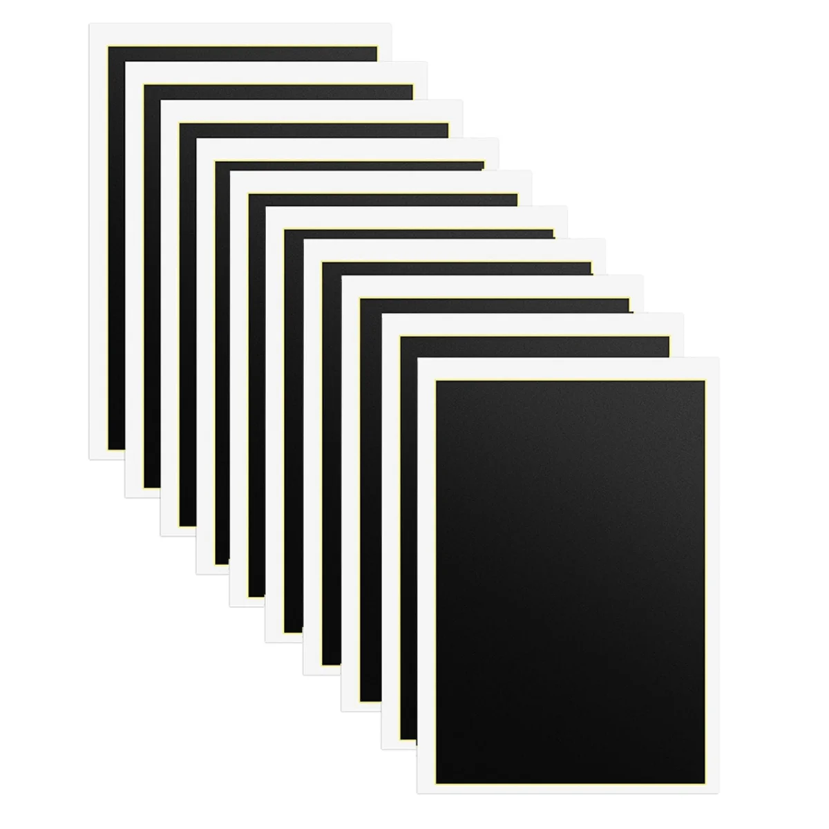 

IYBBW-Laser Engraving Marking Paper, 10PCS Laser Color Paper for Laser Engraver, 15.4x10.6Inch Black for Metal Glass Ceramics
