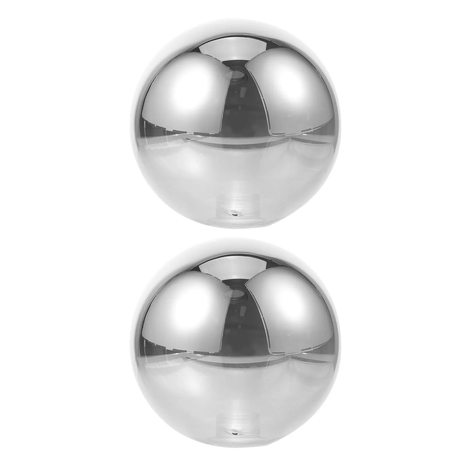 2Pcs Glass Globe Shade Replacement Glass Round Lamp Shade For For Living Room Christmas Home Decoration Lights