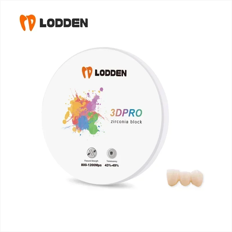 Dental Lab Zirconia Blok 3D Pro Multilayer Cad Cam Implant Prothese Kleur A1 A2 A3 A3.5 A4 Materiaal Open Systeem 98x10-25mm