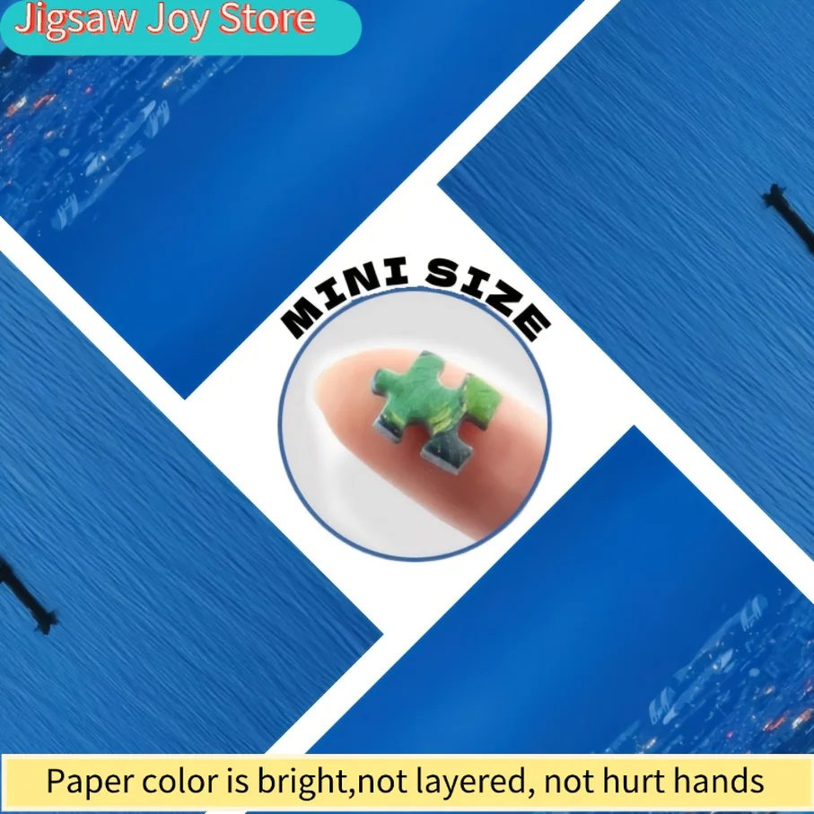 1 Duży Puzzle dla Dorosłych - Motyw Północnego Wybrzeża z Widokiem na Miasto, Trudne Puzzle z Ponad 500 Unikalnymi Elementami, Prezent Urodzinowy