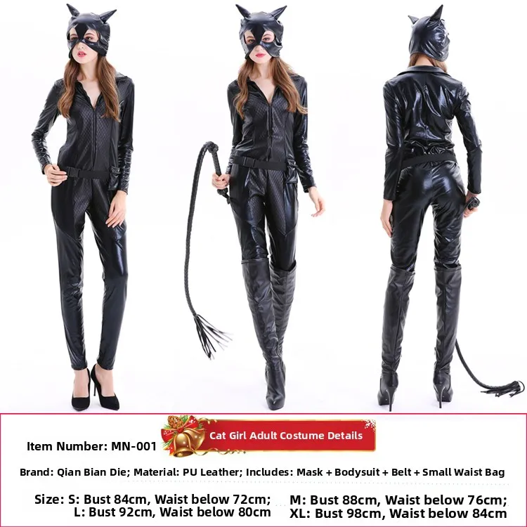 loween Girl Costume Gioco di ruolo Batgirl Stage Performance Outfit Produzione teatrale Night ow Costume Ladies Faion