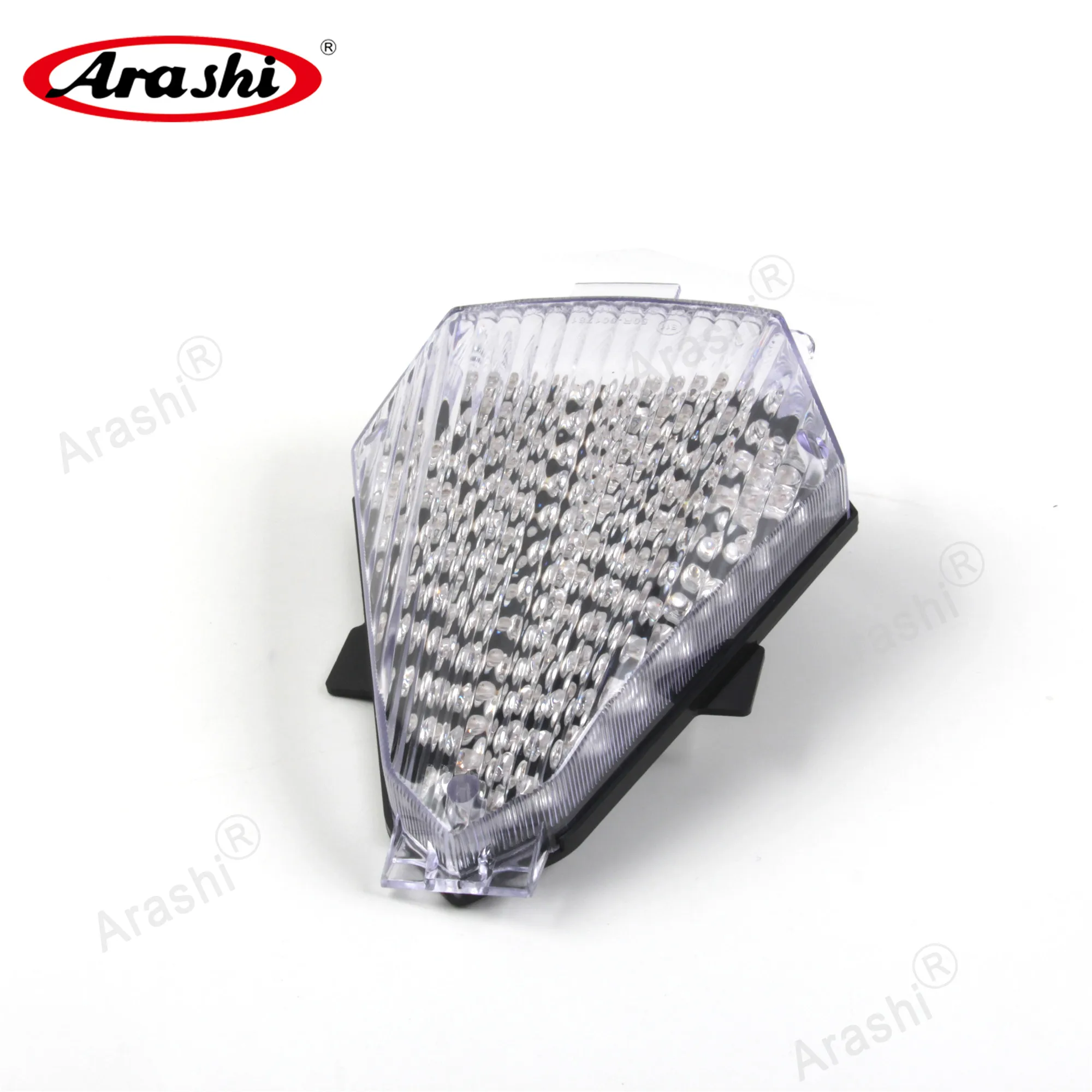 Arashi-Luz LED trasera de freno para YAMAHA, intermitente, e-mark, YZFR6, YZF-R6, YZF, R6, R, 6, 2008, 2009, 2010