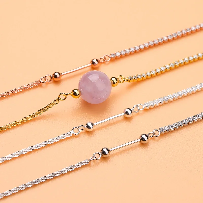 925 Sterling Silver Screw Bead Bracelet Cauliflower Chain Splicing Chain DIY Jewelry Jewelry