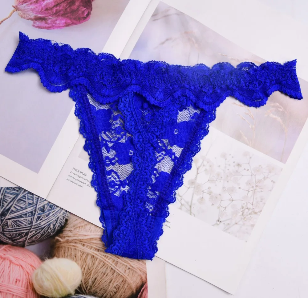 colorful fashion Women\'s Sexy lace Thongs G-string Underwear Panties Briefs For Ladies lingerie T-back 1pcs/lot ah23