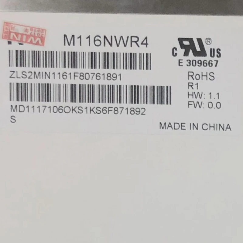 

M116NWR4 R1 11,6 30-контактный eDP без отверстий для винтов ЖК-панель для ноутбука
