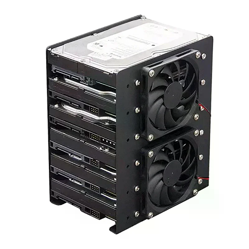 دعامة HDD ميكانيكية متقدمة 6F؛ قرص صلب معدني عالي الجودة مقاس 6 × 3.5 بوصة؛ توسيع متراكب محسّن؛ مروحة تبريد. #1