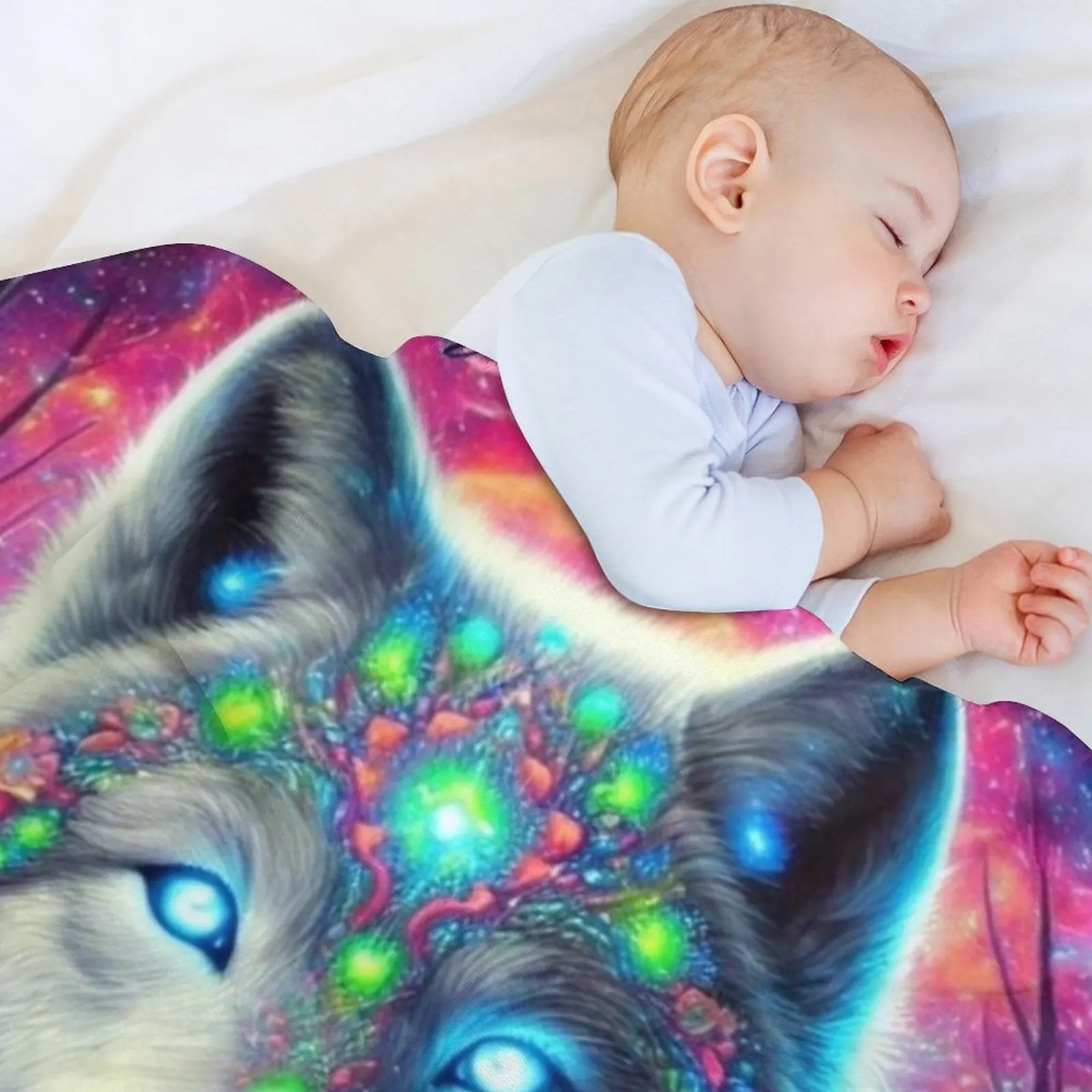Mystic Forest Guardian Throw Blanket Decorative Beds Sofas Travel Kid'S Stuffeds Single Blankets 3