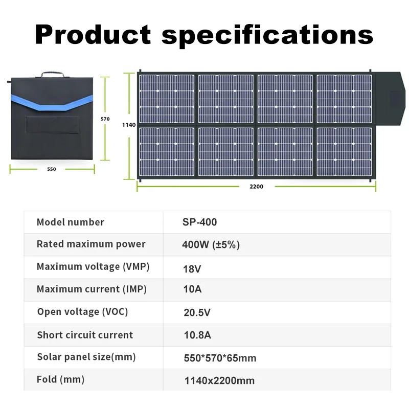 Estação de energia portátil 1024Wh LiFeP04 Bateria Power Bank com painel solar flexível de 200W para acampamento ao ar livre, uso de emergência em casa