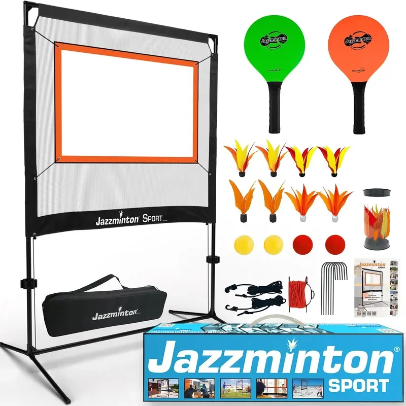 Sport The Original Paddle Game with Net for Indoors Outdoors Active Joint-Friendly Family Fun Like Badminton Pickleball