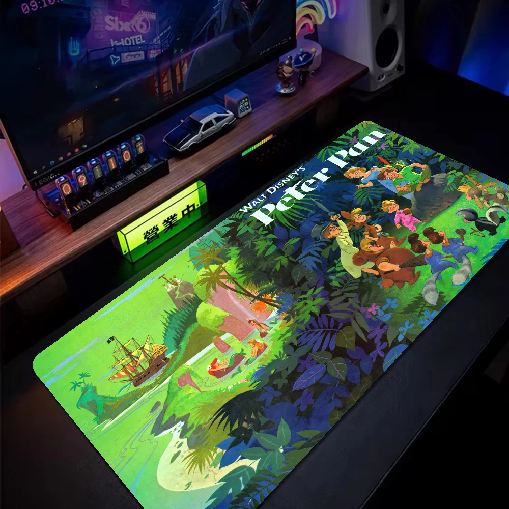 

Disney Peter Pan Mousepad Beautiful Mousepad Mouse Mat Desk Mat Large Gaming Accessories Prime Gaming XXL Keyboard Pad