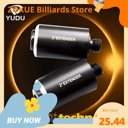 High Quality Billiards Pool Cue Extension Aluminum Alloy Easy Convenient Extender Material Professional Billiards Accessories