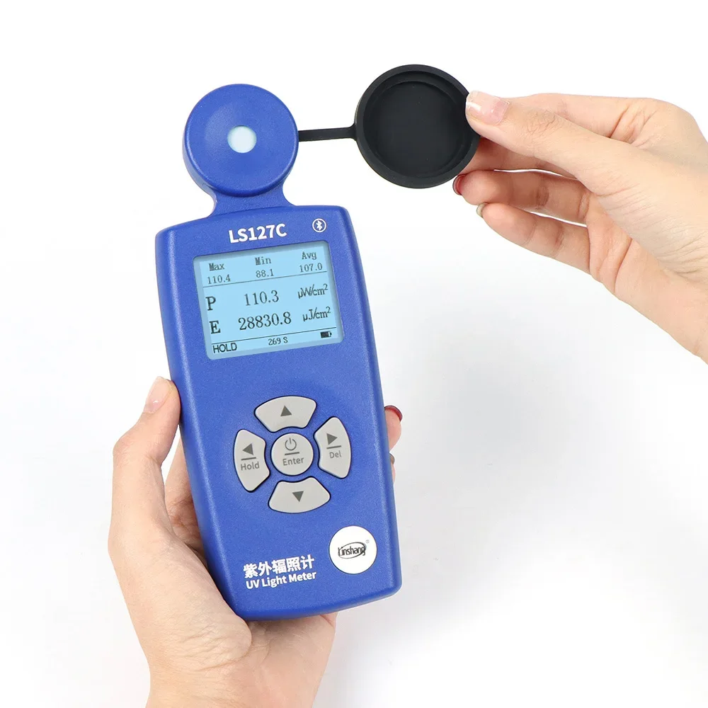 LS127C 254nm UVC Ultraviolet Radiation Meter UV Radiometer UVC Intensity Measurement UV Light Meter Radiometer