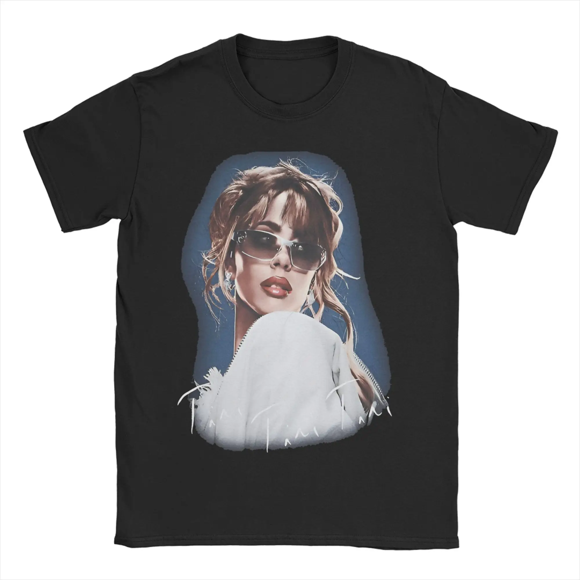 

Мужская и женская футболка TINI STOESSEL Futtura Tour, повседневная хлопковая футболка с коротким рукавом, новый альбом, футболка с круглым вырезом, одежда с принтом