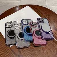 Makeup Mirror Glitter Ring Phone Case For Xiaomi Mi Poco C65 C55 C40 X2 X3 NFC GT X4 X5 X6 F5 F4 F3 F2 M5S M4 M3 Pro M6 5G Cover