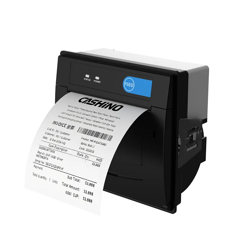 Cashino EP-300 80mm 12V 5-9V Micro Panel Thermal Receipt Printer For Autoclave Sterilization