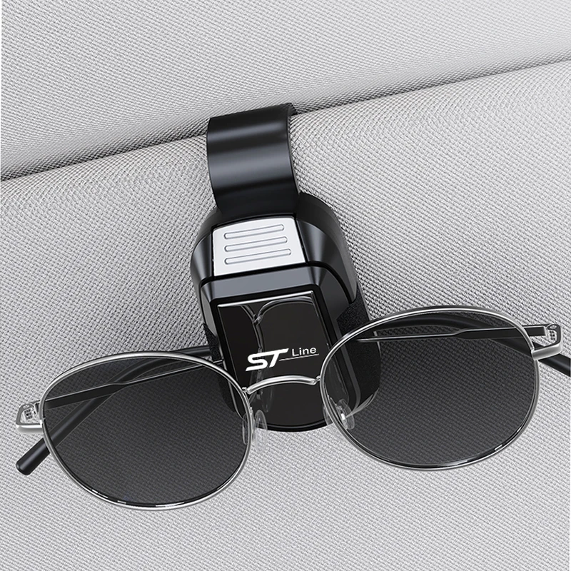 

Car Sun Visor Glasses Clip For Ford Focus MK2 Fiesta Mondeo Explorer Transit Mirror Style Sunglasses Holder Frame Car Gadgets