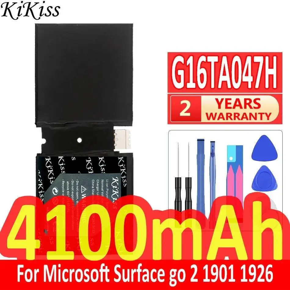 Tablet Battery Fast Charging 4100mAh For Microsoft Surface for GO 2 1901 1926 G16TA047H Environmentally Friendly