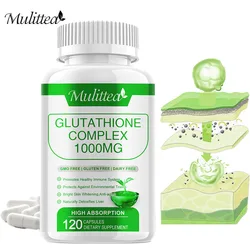 Mulittea Glutathione for Brighten Skin Colour & wrinkle Fading Spots Deeply Nourishing Collagen Supplements for Adults