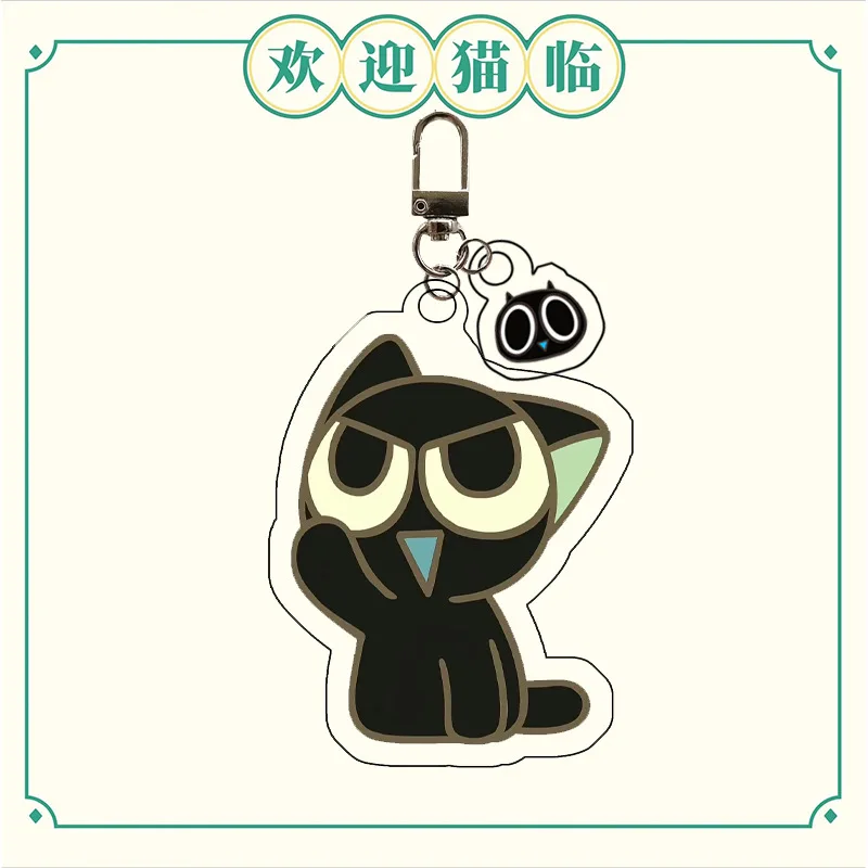 Luo Xiaohei Zhanji Character Same Style Acrylic Keychain Cute Portable Anime Peripheral Crossbody Bag Pendant To Send To Friends