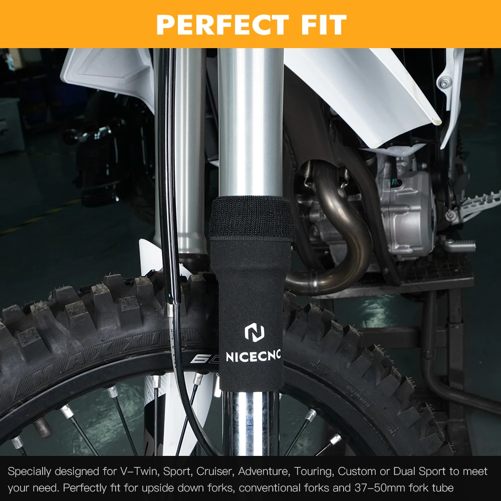 NICECNC Für Husqvarna TE300 TE250 FE250 FE350 FE450 FE501 TX300 Vorderradgabel-Sockendichtungsschutz für KTM EXC 300 GasGas EC 300 – Detail 5