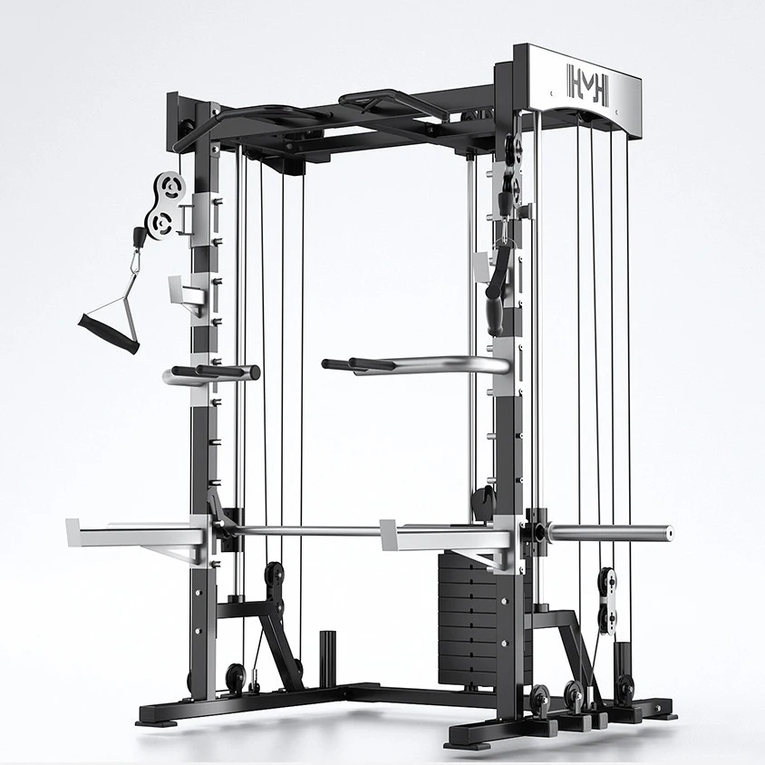 Multi-functional Home Smith Machine, Comprehensive Trainer, Flying Bird, Gym, Pull-up Squat Frame, Commercial, 2022