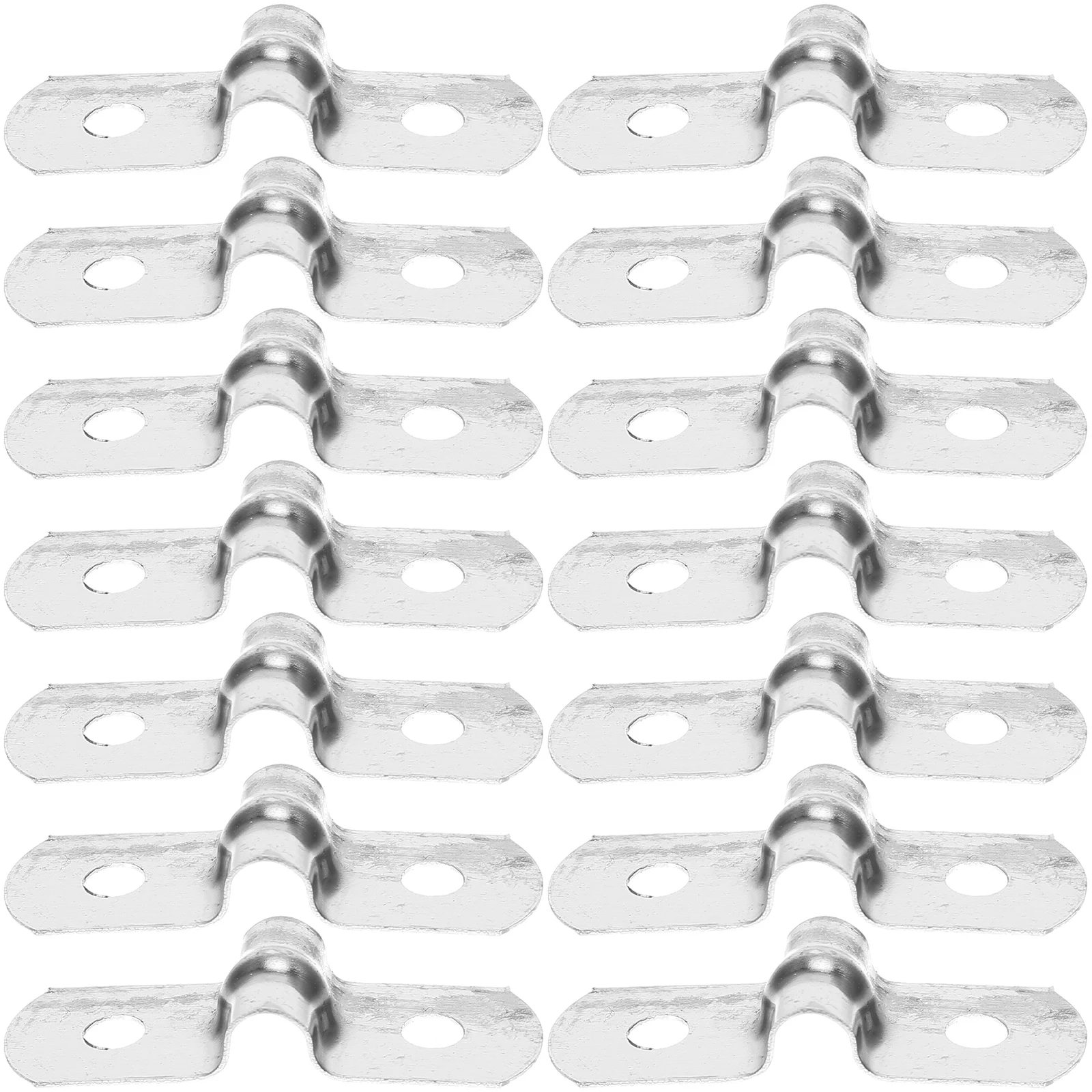 Pinces en forme de U en acier inoxydable, 100 pièces, matériau 201 M5, largeur 12mm, Supports de tuyaux, Clips en PVC, supports de montage de tubes, haute résistance