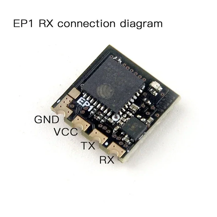 HappyModel New EP1 EP2 RX 2.4G ExpressLRS ELRS Nano Long Range Receiver For ES24TX Module RC Airplane FPV Long Range LR4 LR7