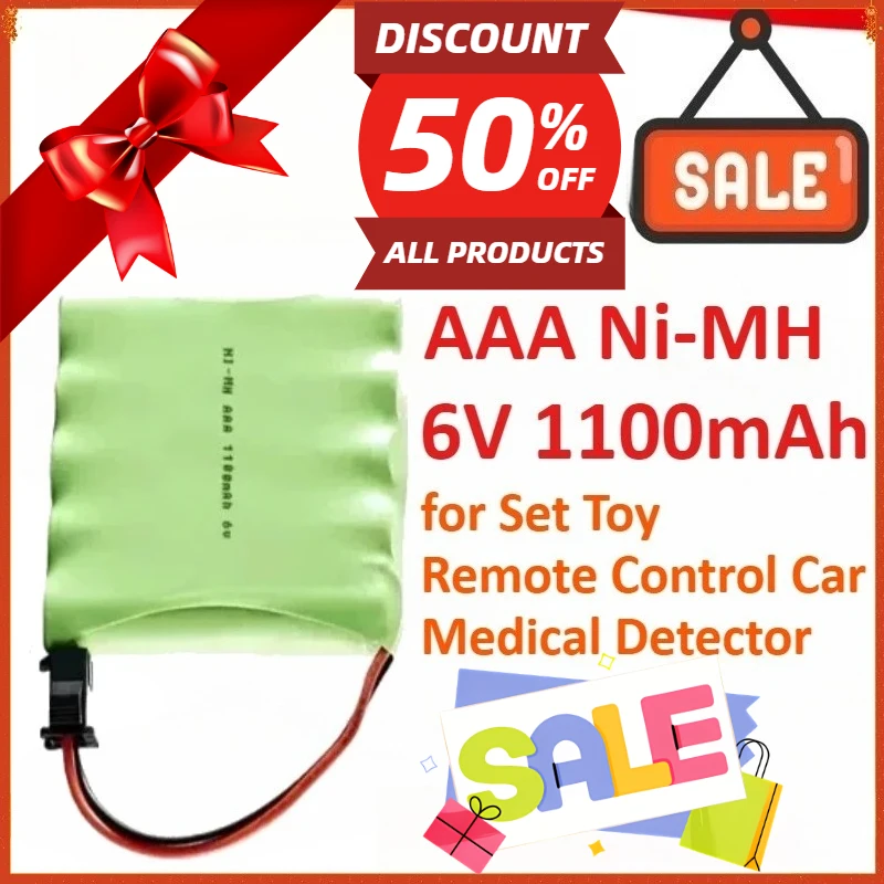 

6V 1100mAh AAA Ni-MH Battery Rechargeable Battery For Set Toy/Remote Control Car/Medical Detector Rechargeable Battery