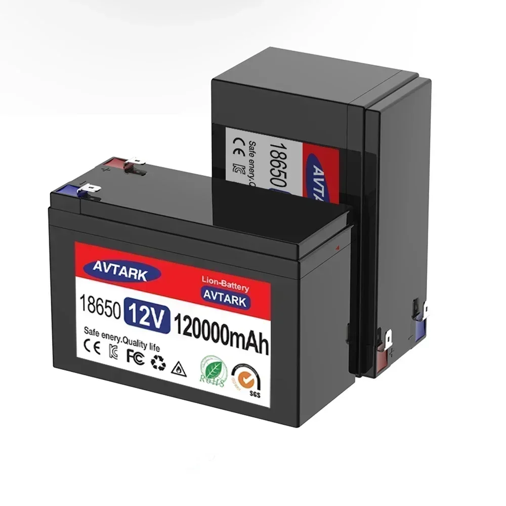 New 12V 45Ah 50Ah 100Ah 120Ah lithium Battery Pack Lithium Iron Phosphate Batteries Built-in BMS For Solar Boat+12.6V Charger image 3
