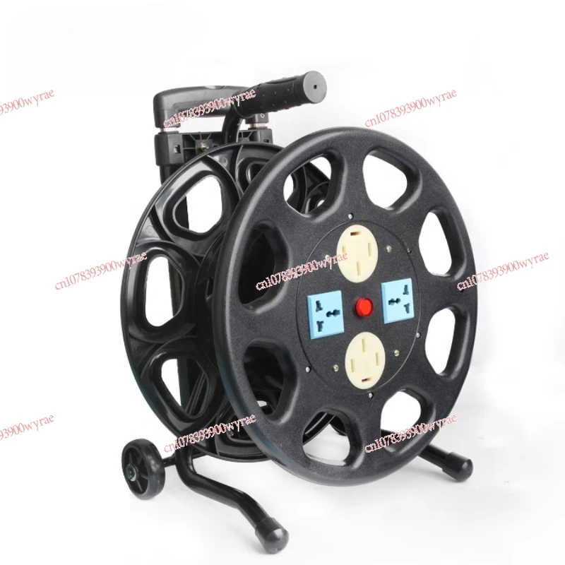 Three-phase four-wire 25/16A mobile trolley reel Winding reel Empty reel 380V50/100m