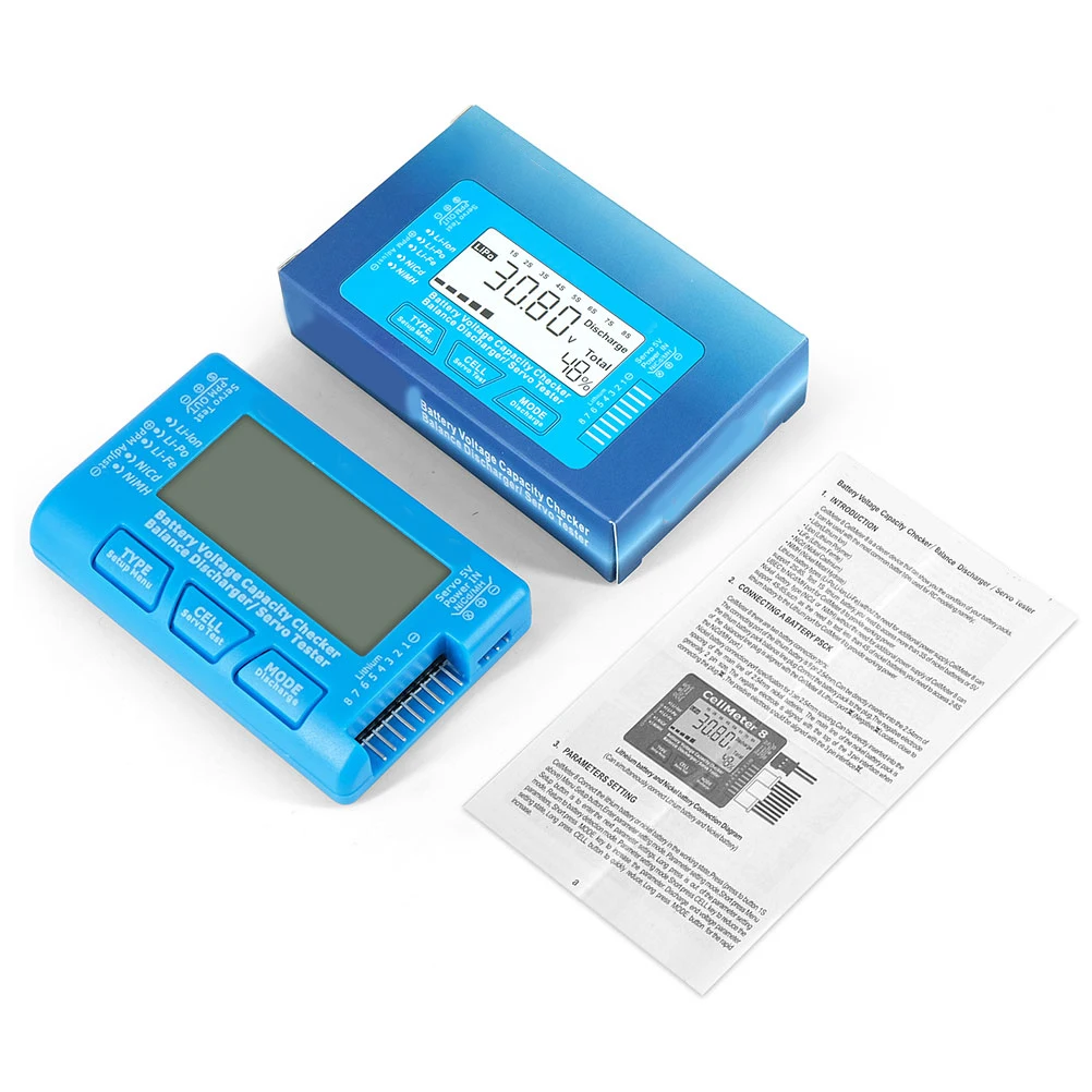 

Checker Voltage Tester Lcd Capacity Checker For Li-Ion Li-Po Li-Fe 2S- Digital Testing Device Portable