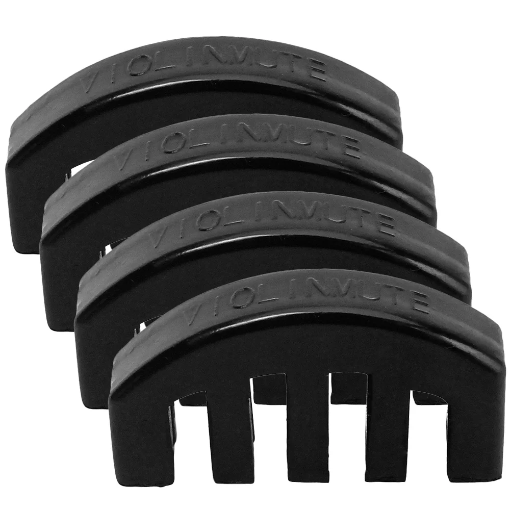 

4 Pcs Violin Mute Orchestral Practice Mutes Replace Rubber Practical Small Practicing for Violins