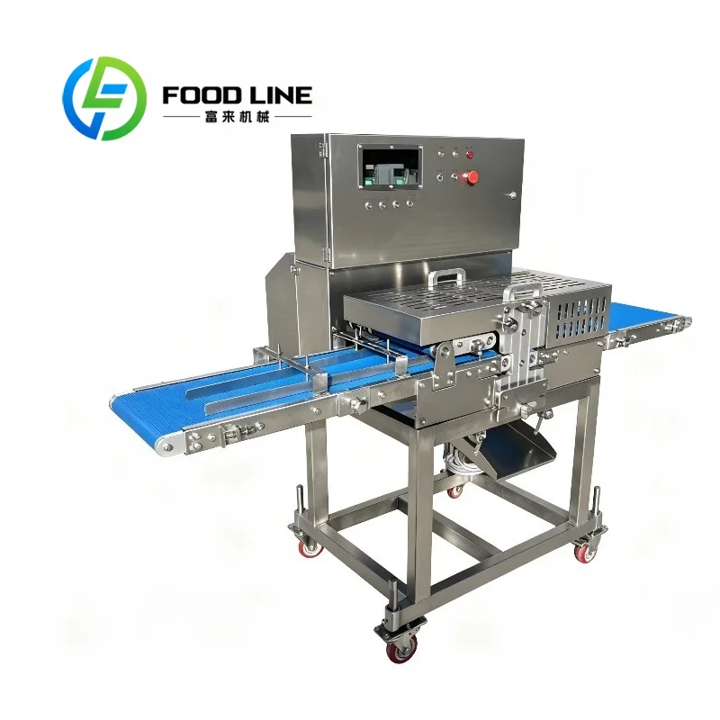 Meat Cutter Machine, Smooth Discharge Outlet Reduce Meat Blockage Multifunctional Meat Processing Cutter For Snack Factory