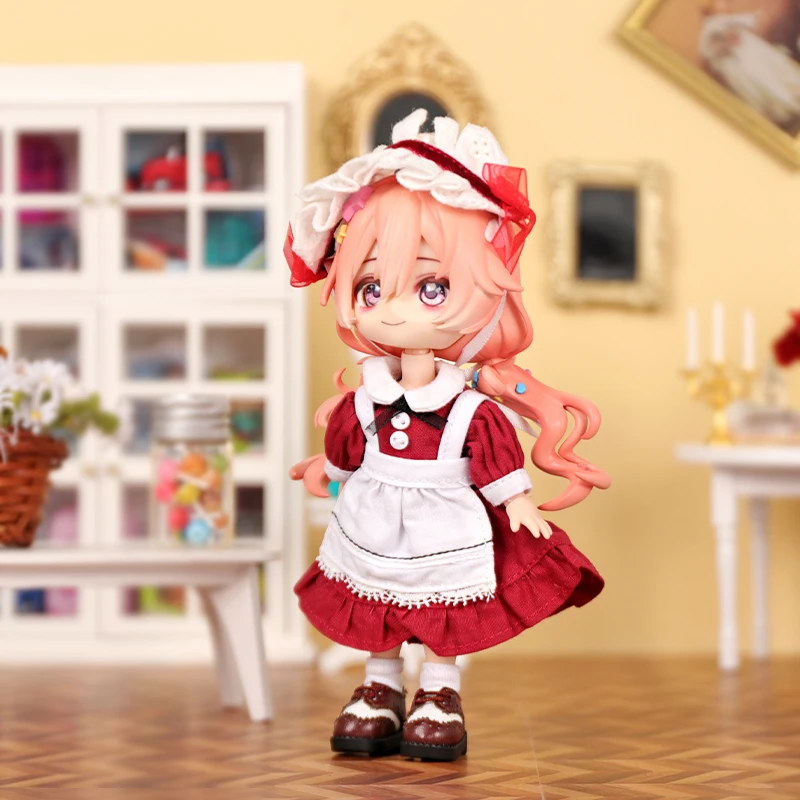 Ob11 Vestiti per le bambole Cameriera Lolita Set Vestiti per le bambole Set per Obitsu11 GSC 1/12 Vestiti per le bambole Accessori per bambole Ufdoll Gsc Bjd Doll