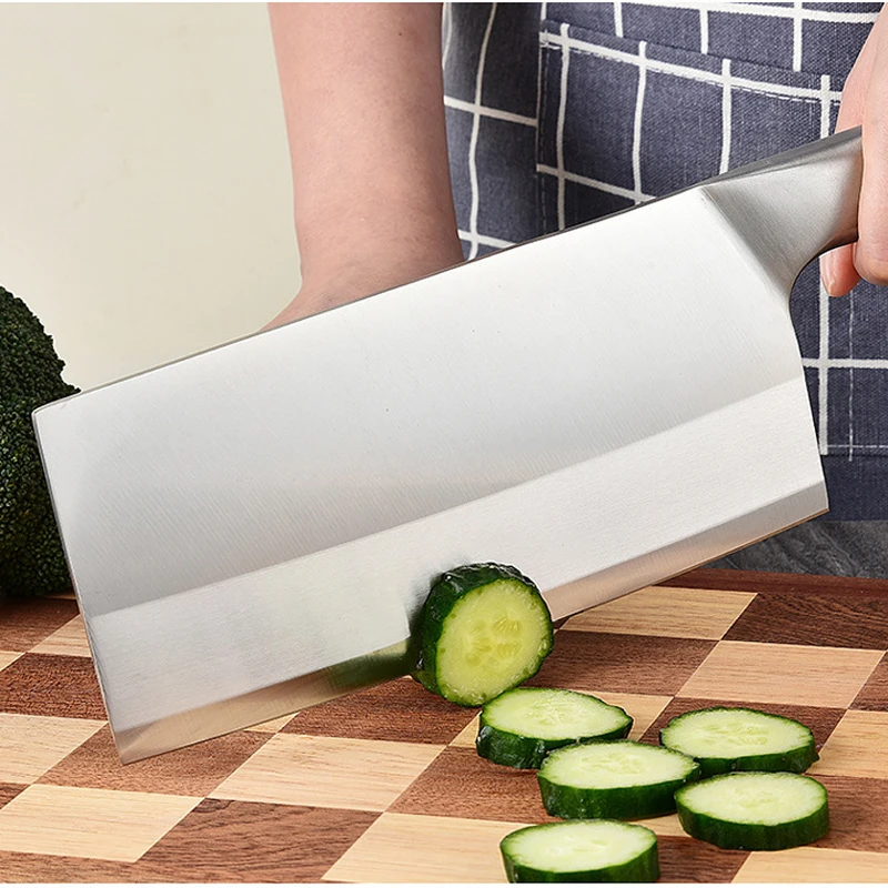 

Профессиональный кухонный нож шеф-повара из нержавеющей стали, нарезка мяса, рыбы, овощей, нарезка для измельчения китайского мясника, инструменты-тесак