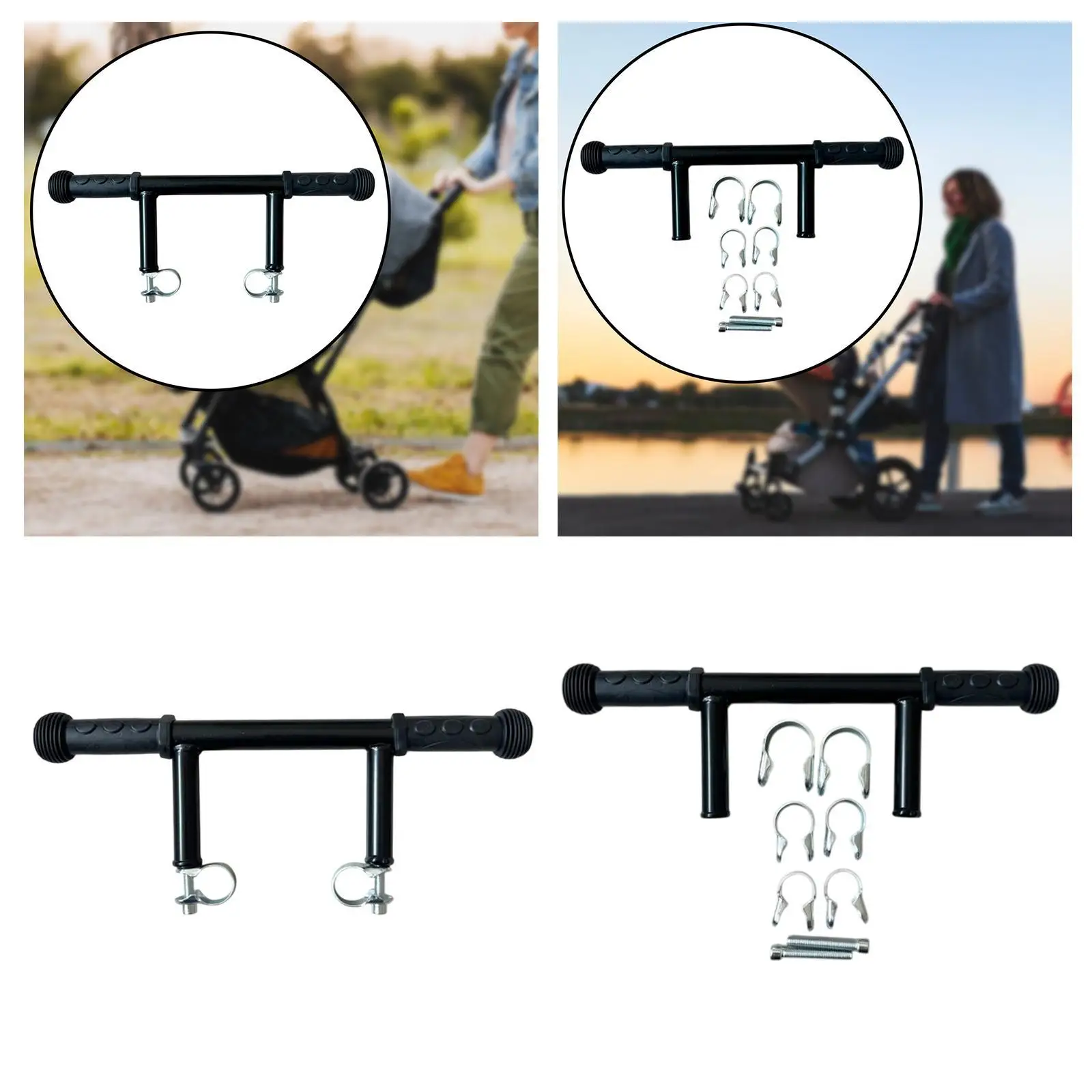 

Stroller Handle Extender Stroll Handle Extension Bar Stroller Extension Bar for Baby Stroller Carriage Trolley Pram Accessories